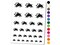 Charging Wild Boar Swine Pig Temporary Tattoo Water Resistant Fake Body Art Set Collection